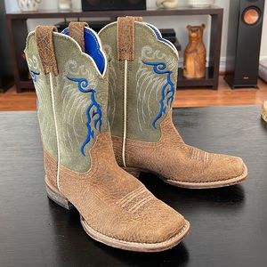 Ariat Mesteno Western 10016226  Brown Green Blue Size 13